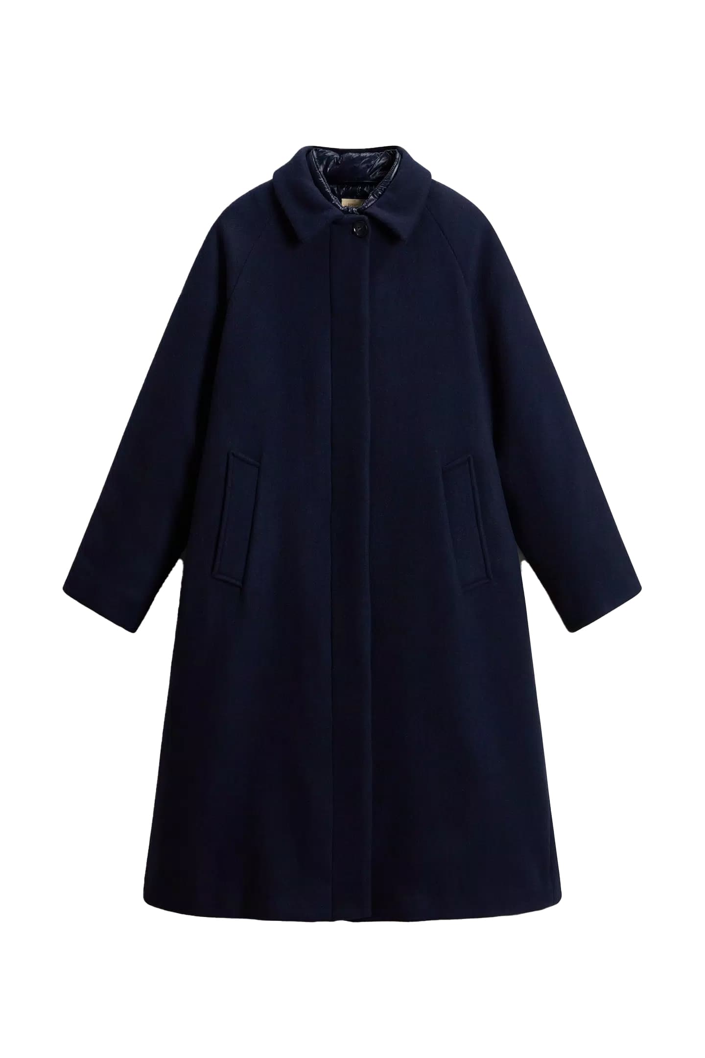 울리치 / 여성 리사이클 울 블렌드 코트 CFWWOU1107FRUT3899 3989 Blue BPG