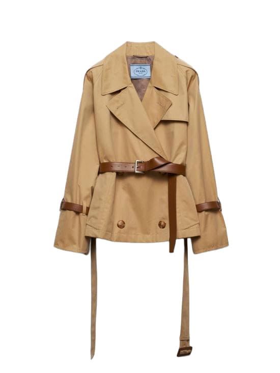 프라다 / 여성 더블 브레스티드 트렌치 자켓 P655RK14ZF F0151 Honey BPG